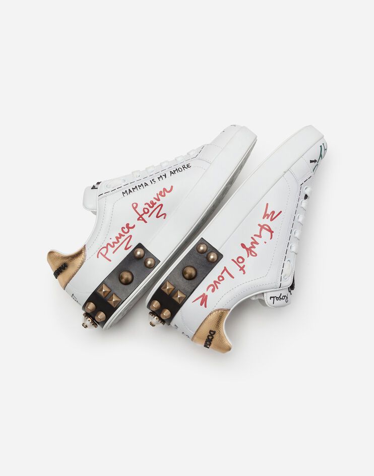 ☆直営店【D&G】 ポルトフィーノスニーカー ナッパカーフスキン (Dolce ☆直営店【D&G】 ポルトフィーノスニーカー ナッパカーフスキン (Dolce