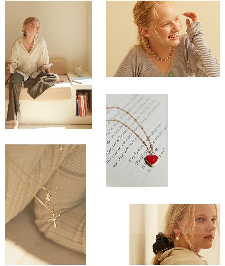 【VINTAGE HOLLYWOOD】Alice Heart Necklace〜ハートネックレス VINTAGE HOLLYWOOD】Alice Heart Necklace〜ハートネックレス