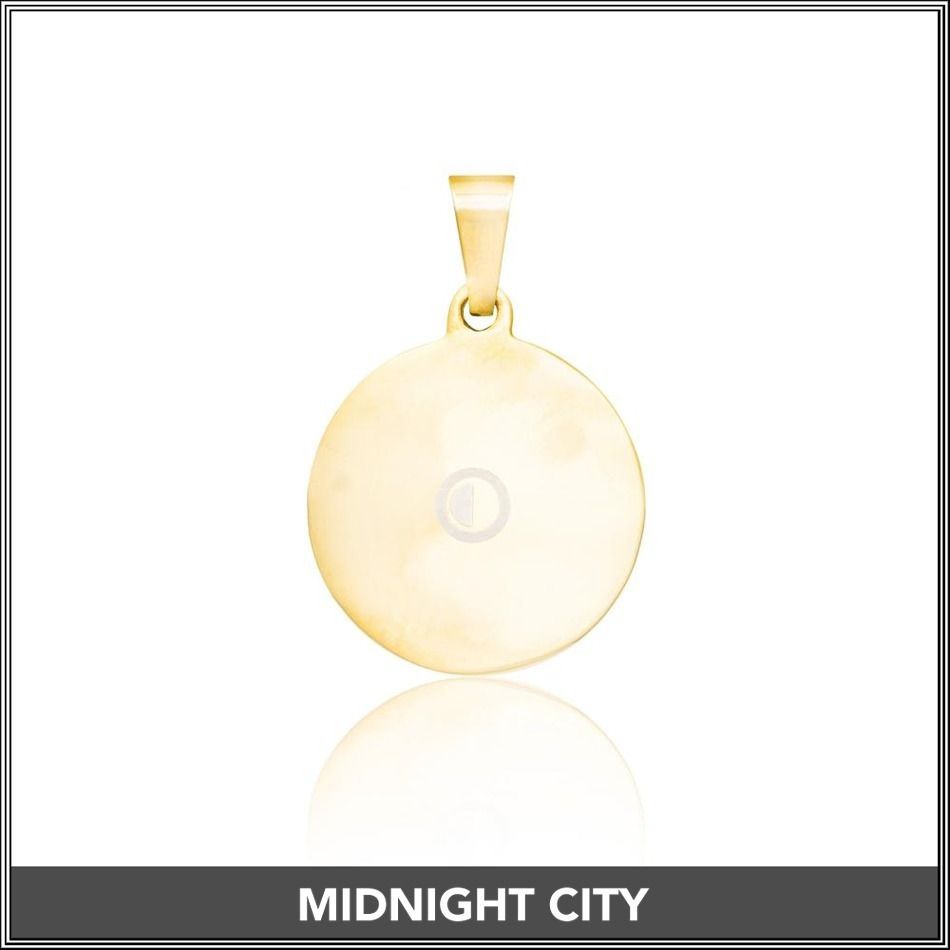 【関税送料込】MIDNIGHTCITY ペンダントトップ FACE OFF GOLD