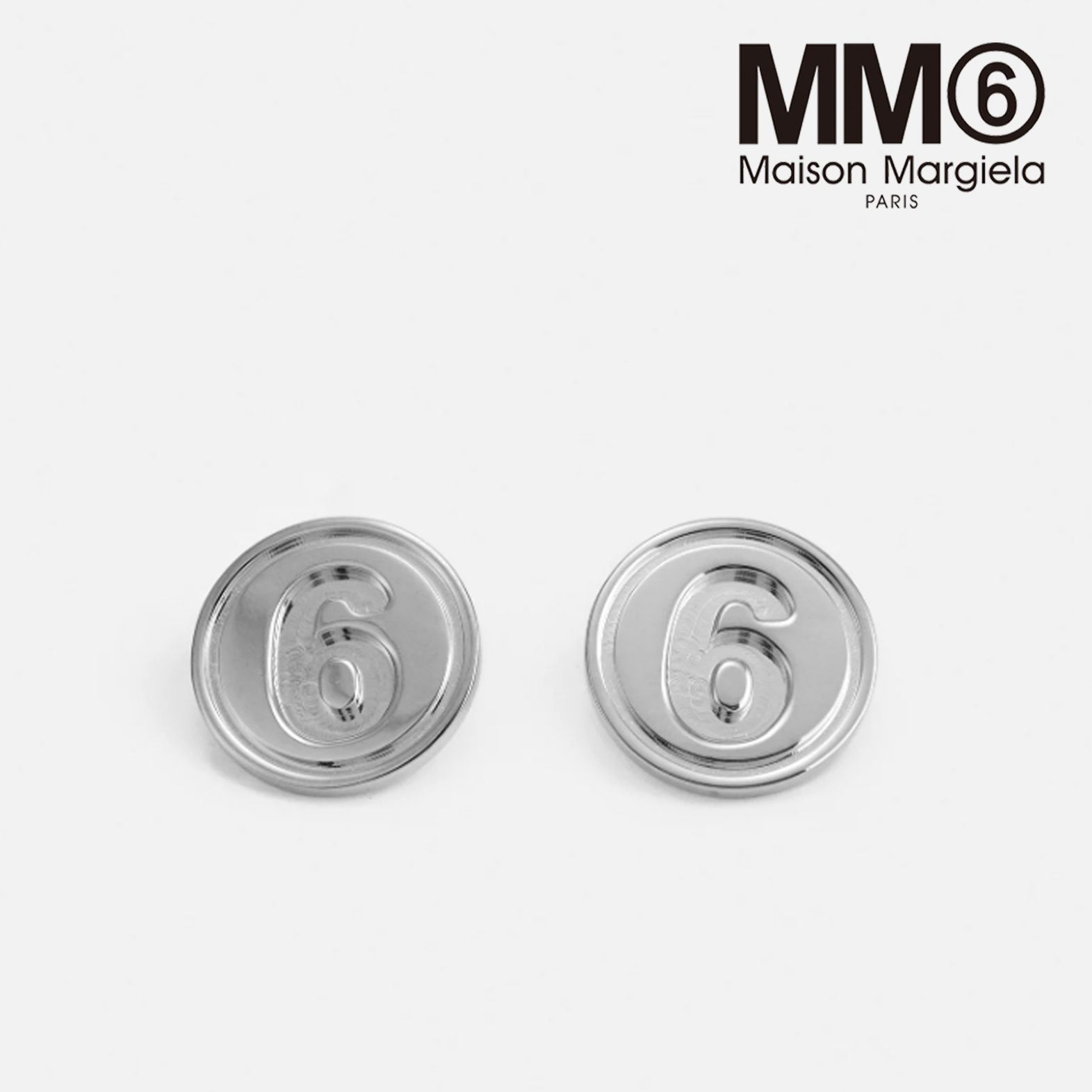 MM6 Maison Margiela☆EARRINGS ピアス / silver (MM6 Maison Margiela ...