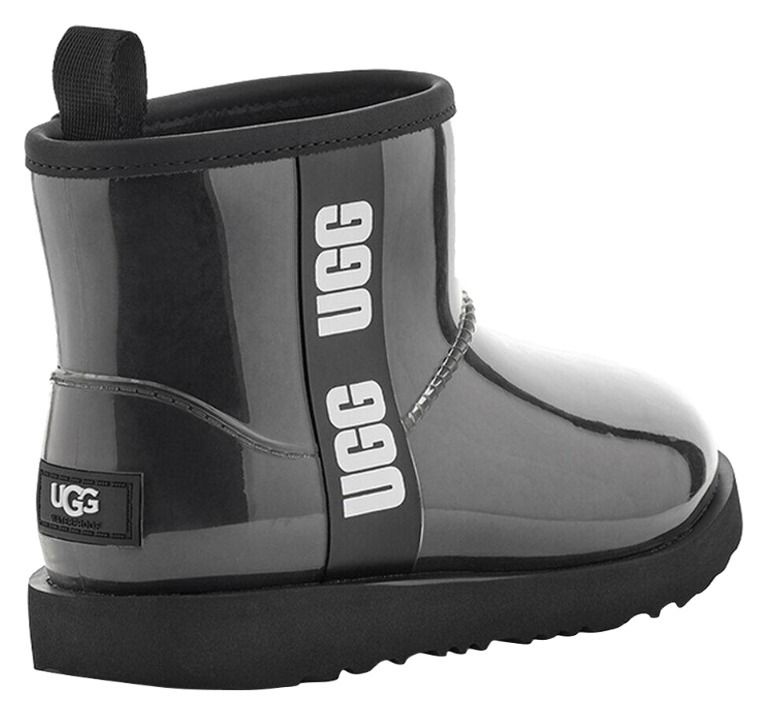 UGG☆大人もOK!-20度までOKなあったか防水ブーティ☆キッズ (UGG ハッピープライス UGG US2 ブラック サイズ2 21センチ ウォータープルーフ ブーツ