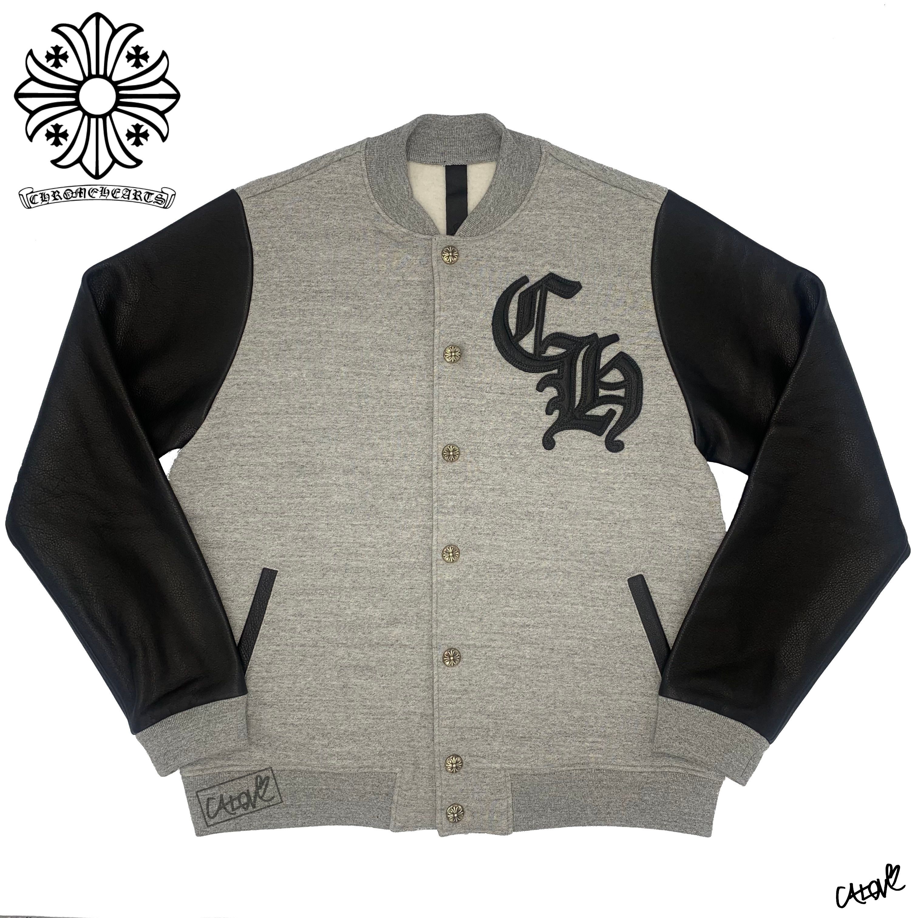 十クロムハーツ十【LETTERMAN ジャケット】◇レザーパッチ (CHROME 十クロムハーツ十【LETTERMAN ジャケット】◇レザーパッチ (CHROME