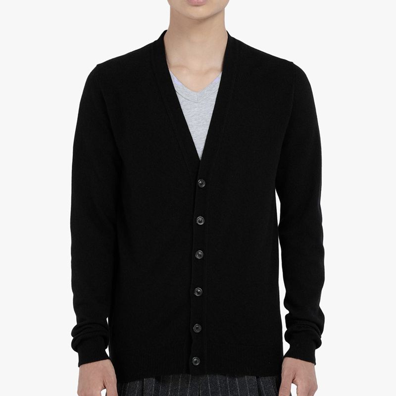 20AW NEW】 Maison Margiela_men / カシミヤ カーディガン /黒 (Maison 【SEAL限定商品】 カーディガン 20AW Margiela Maison カーディガン