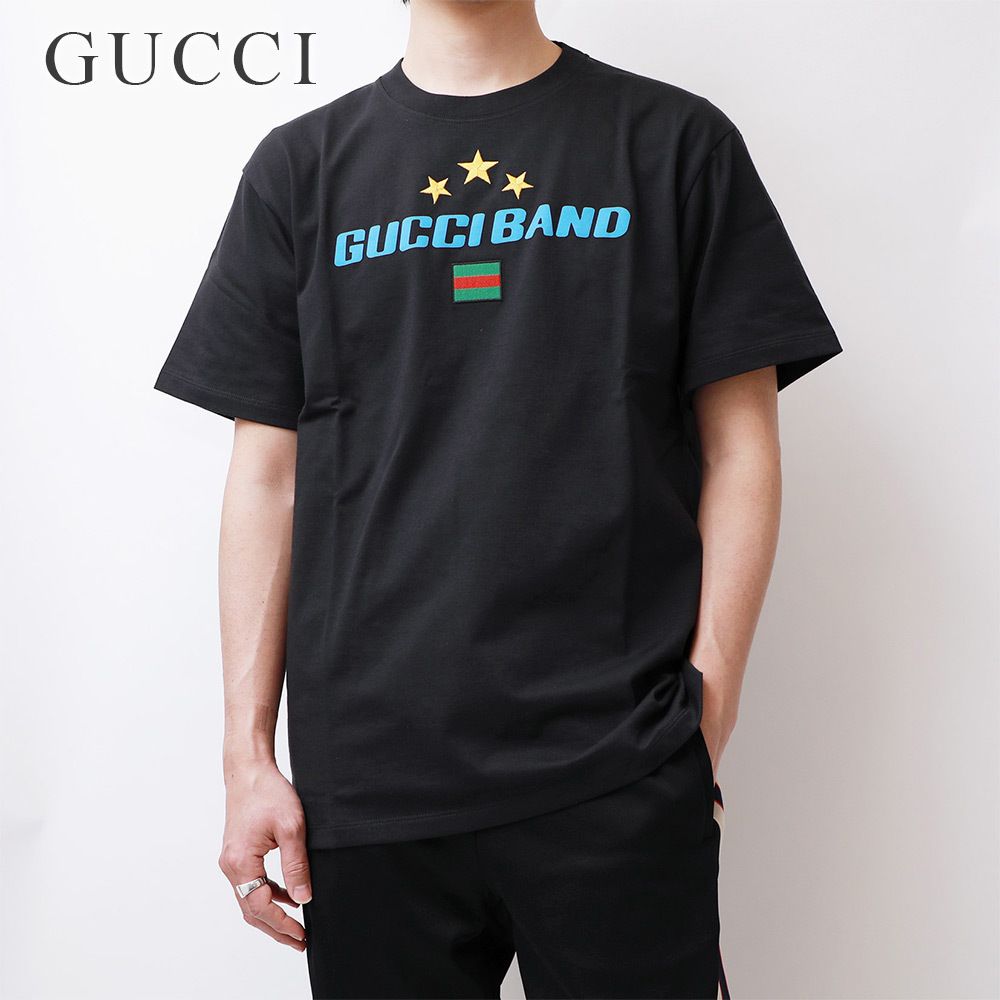 GUCCI グッチ GUCCI BAND メンズ Tシャツ (GUCCI/Tシャツ・カットソー GUCCI グッチ GUCCI BAND メンズ Tシャツ (GUCCI/Tシャツ・カットソー