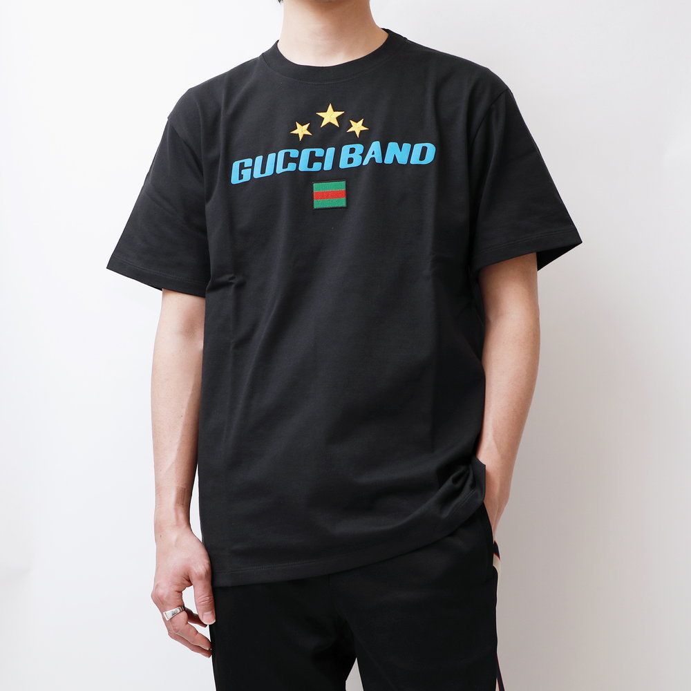 GUCCI グッチ GUCCI BAND メンズ Tシャツ (GUCCI/Tシャツ・カットソー GUCCI グッチ GUCCI BAND メンズ Tシャツ (GUCCI/Tシャツ・カットソー