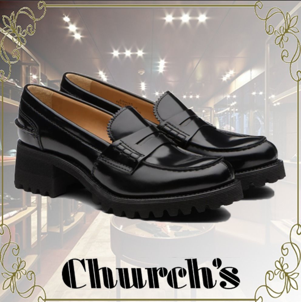 ☆大人気☆】CHURCH'S ☆パテントレザーローファー♪ (Church's 【特別送料無料!】 church ローファー パテント ローファー/革靴