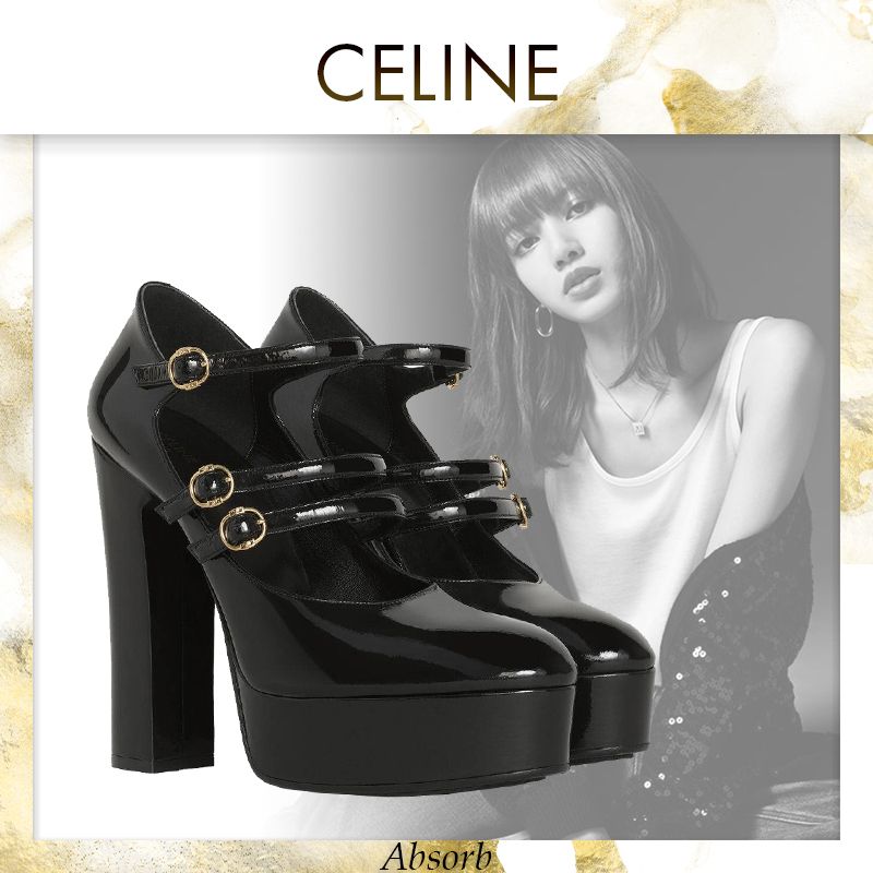 20AW NEW】 CELINE_women /MARY JANEストラップパンプス / 黒 (CELINE 20AW NEW】 CELINE_women /MARY JANEストラップパンプス / 黒 (CELINE