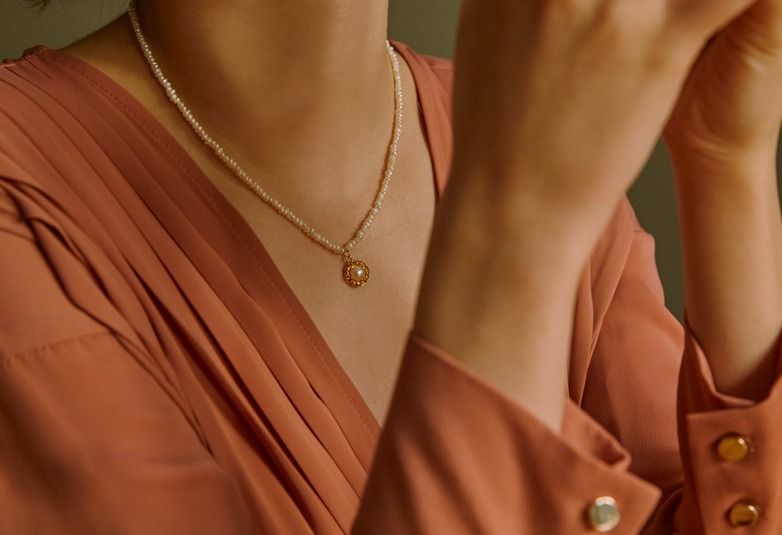 ★日本未入荷★Hei★bijou pendant pearl necklac.e★ ☆日本未入荷☆Hei☆bijou pendant pearl necklac.e☆ (Hei