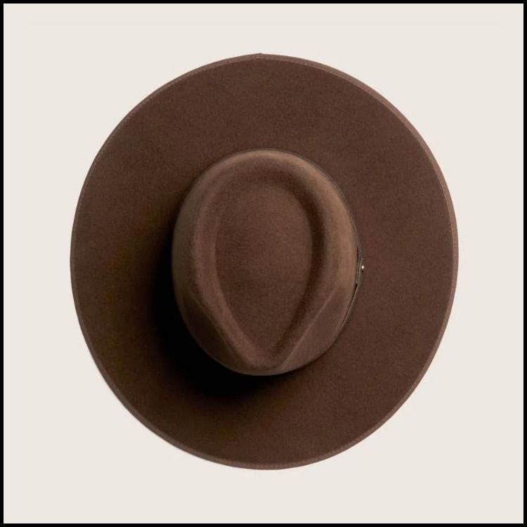 [Will and Bear]*Andy Hat* つば広帽 Andy Auburn | Australian Wool Wide Brim Outback Fedora Hat