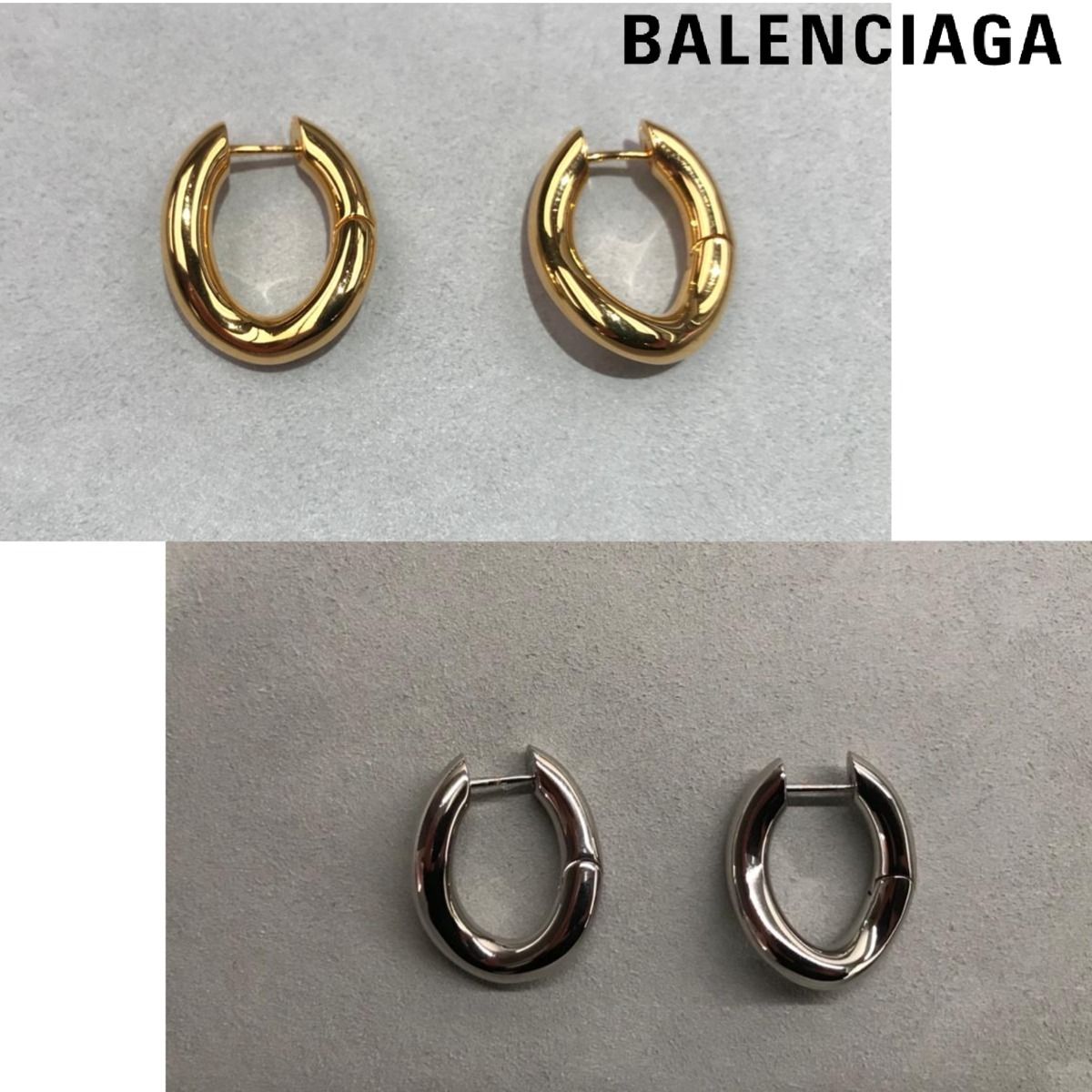 BALENCIAGA*バレンシアガ XS ループピアス ツイスト (BALENCIAGA BALENCIAGA*バレンシアガ XS ループピアス ツイスト (BALENCIAGA