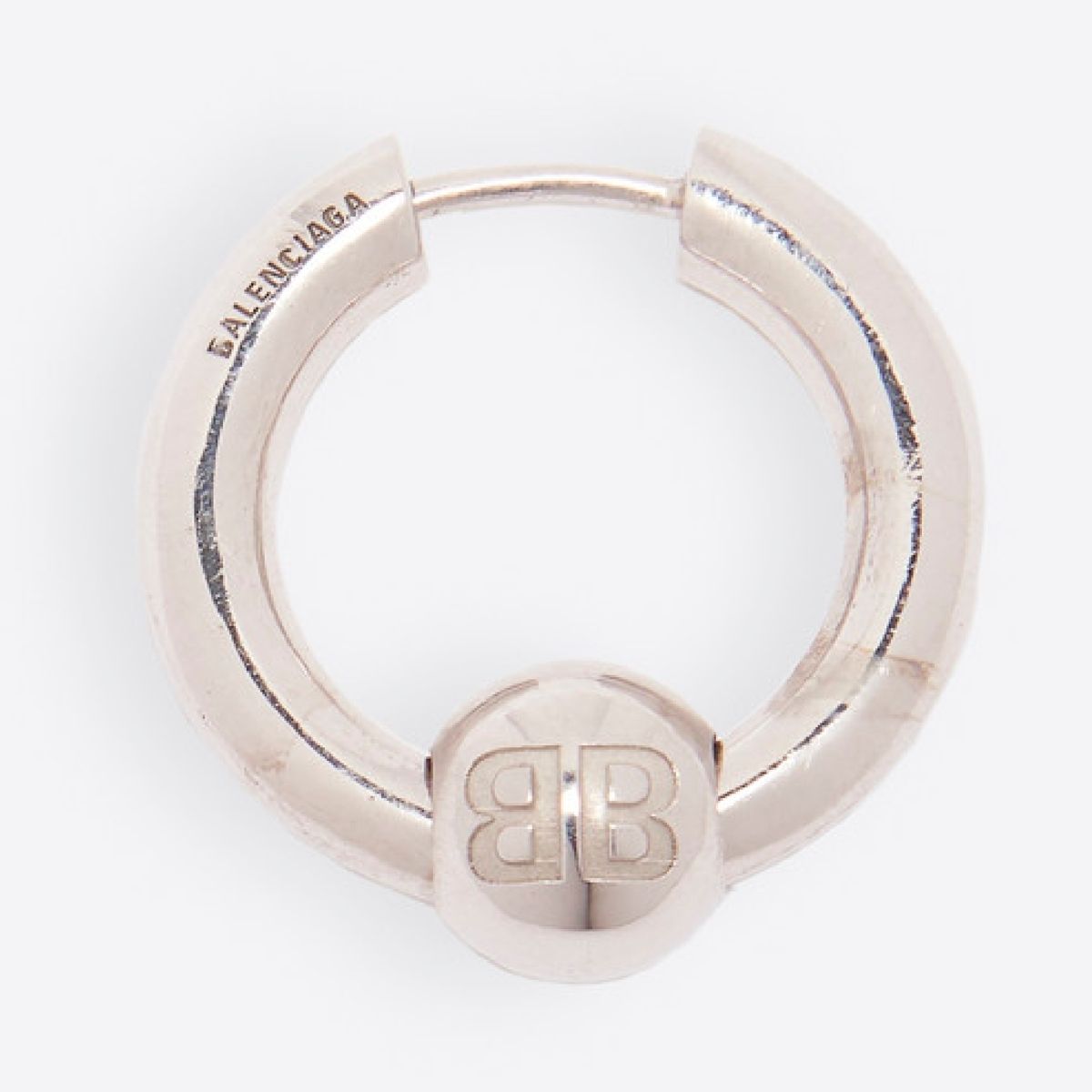 BALENCIAGA*バレンシアガ フープピアス シルバー 単品 (BALENCIAGA ...