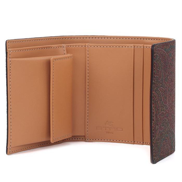 ETRO★ ペイズリー レディース 折りたたみ財布_0H796 8010 600 ETRO☆ ペイズリー レディース 折りたたみ財布_0H796 8010 600