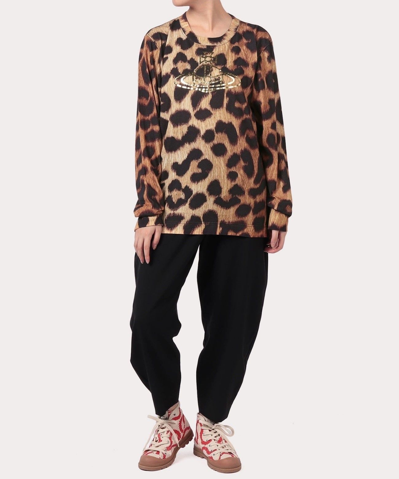 Vivienne Westwood☆レオパード ボーイズ長袖Tシャツ (Vivienne 絶賛商品 Vivienne レオパード ニット Westwood ニット/セーター