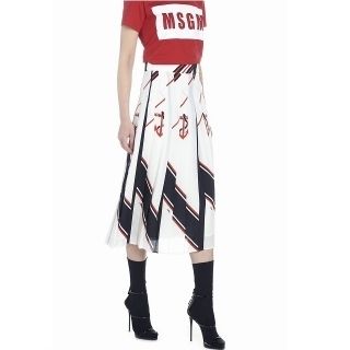 セール価格!MSGM☆イカリモチーフ プリーツスカート (MSGM/スカート ...