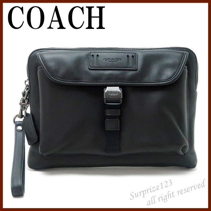 COACHのクラッチバッグ黒