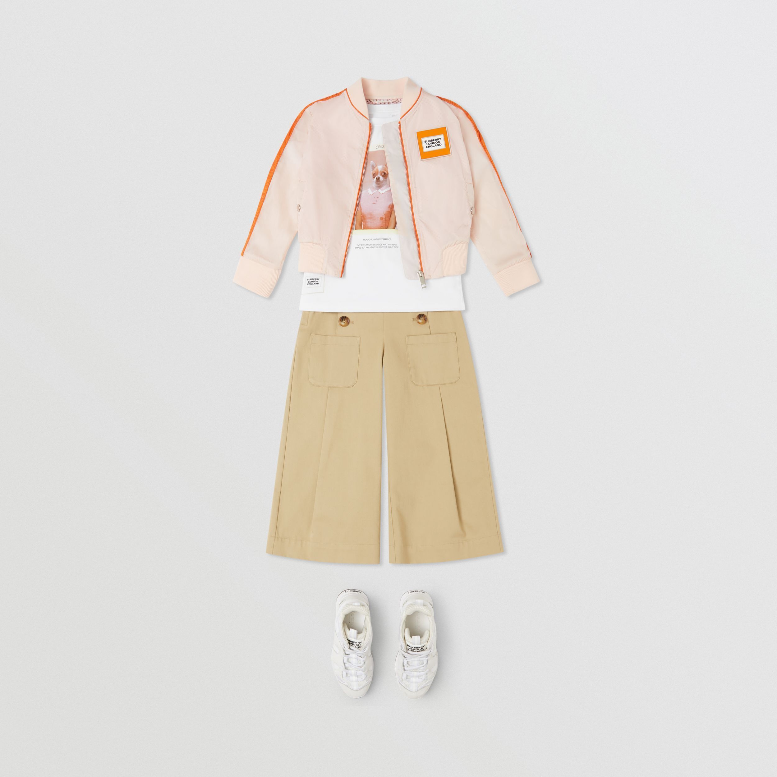3-14Y】BURBERRY ユニコーン プリント ボンバー ジャケット (Burberry 3-14Y】BURBERRY ユニコーン プリント ボンバー ジャケット (Burberry