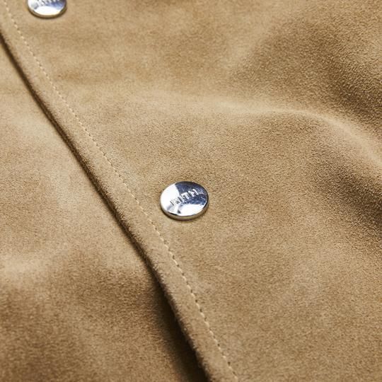 Kith x BMW M3 Suede Bomber Jacket Beige Red FW 20 2020 (KITH