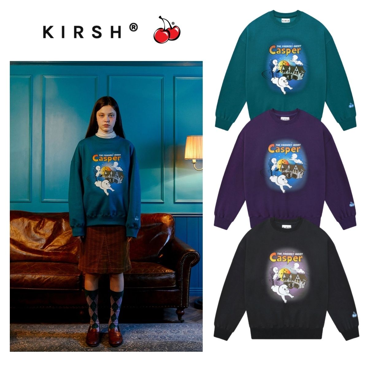 KIRSH】20fw CASPER GRAPHIC SWEATSHIRT 3colors (KIRSH/スウェット ...