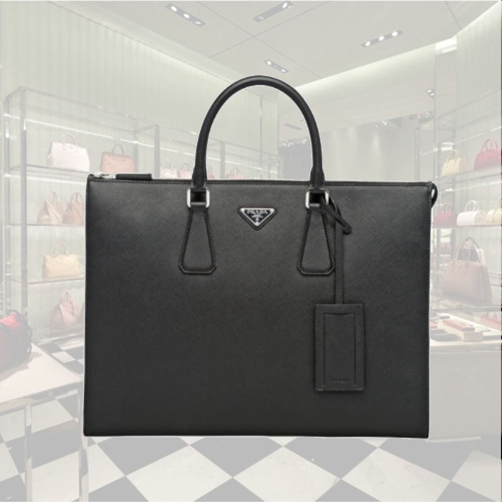 PRADA サフィアーノレザー ブリーフケース (PRADA/ビジネスバッグ PRADA サフィアーノレザー ブリーフケース (PRADA/ビジネスバッグ