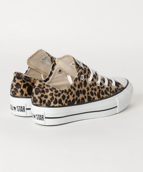 CONVERSE☆ALL STAR】厚底が可愛い☆レオパードファーオックス