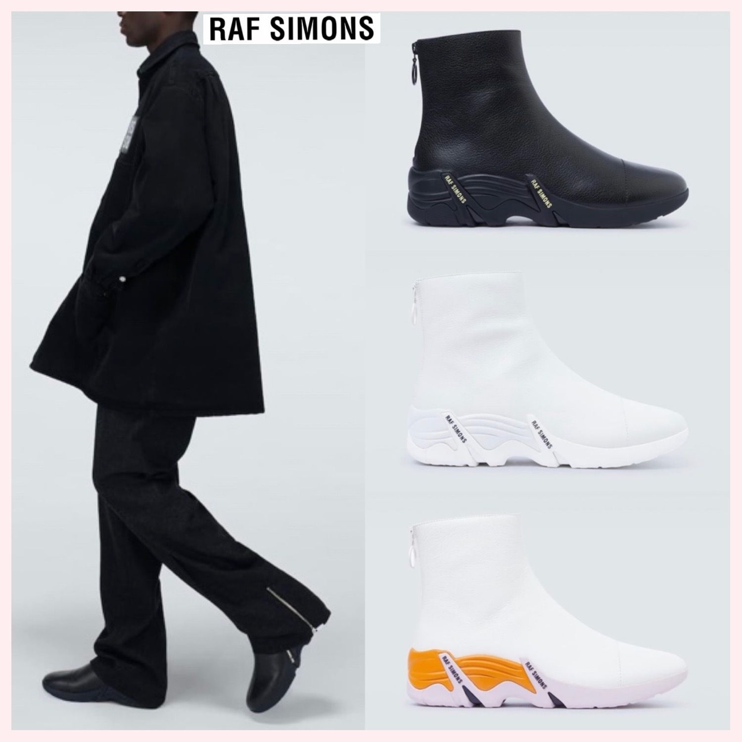 ☆RAF SIMONS☆関税込♪日本未入荷♪Cylon レザー ブーツ (RAF SIMONS ☆RAF SIMONS☆関税込♪日本未入荷♪Cylon レザー ブーツ (RAF SIMONS