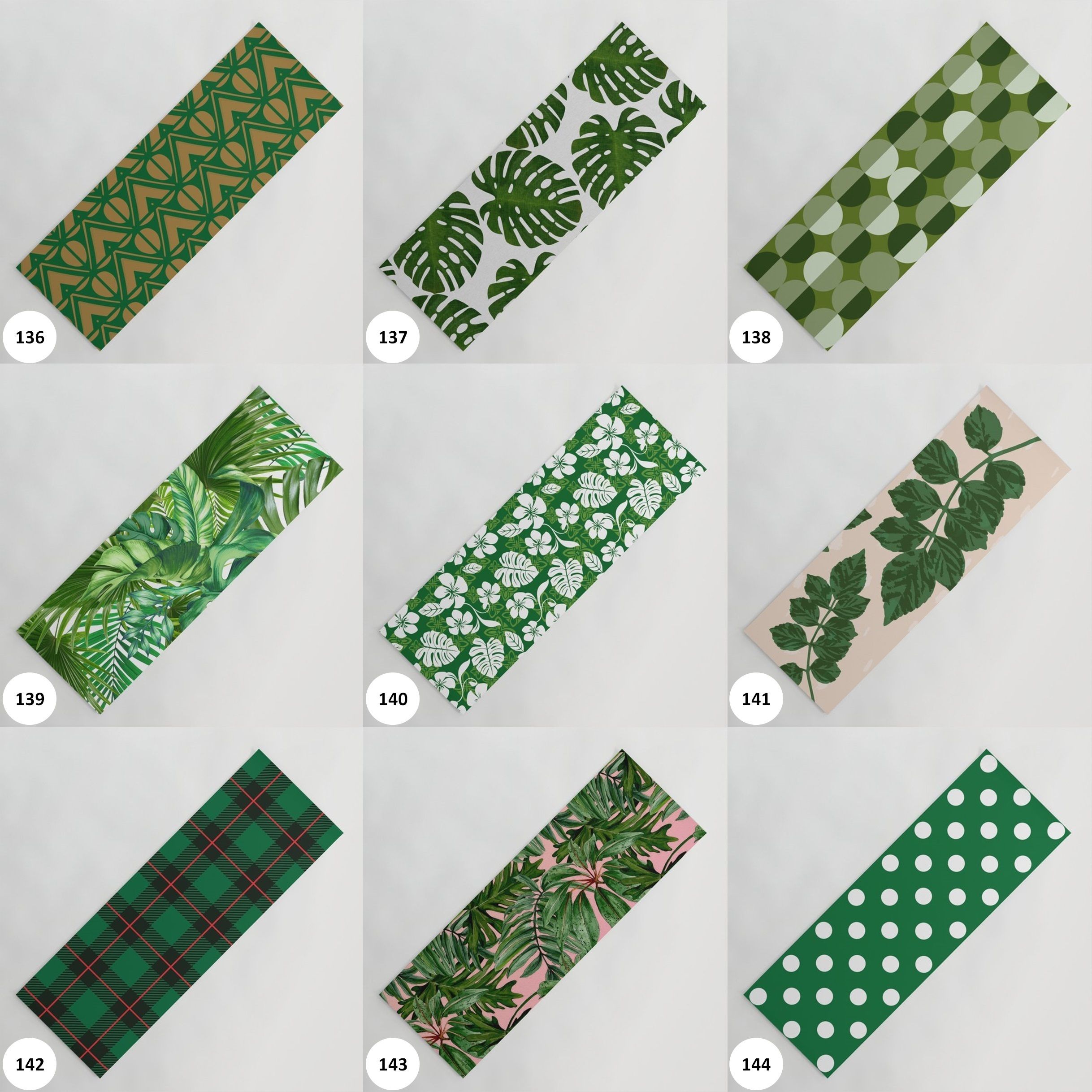 ヨガマット◇162デザイン◇緑色 グリーン Green 特集 (Society6