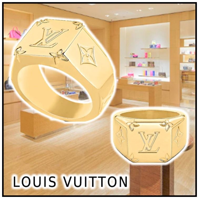 即日対応☆LV シグネットリング モノグラム M80190 (Louis Vuitton 即日対応☆LV シグネットリング モノグラム M80190 (Louis Vuitton