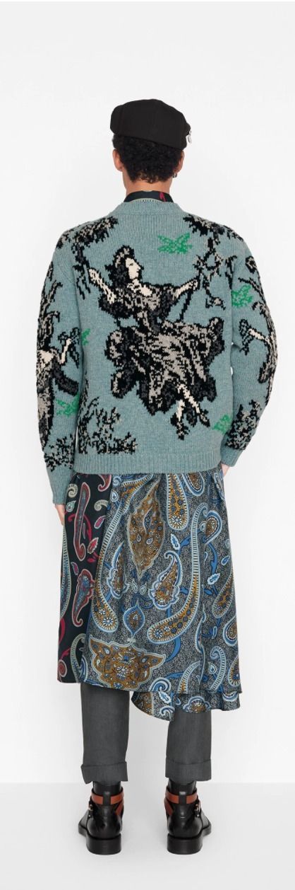♯新作【DIOR】日本未!エレガントブルー☆TOILE DE JOUY SWEATER (Dior ♯新作【DIOR】日本未!エレガントブルー☆TOILE DE JOUY SWEATER (Dior