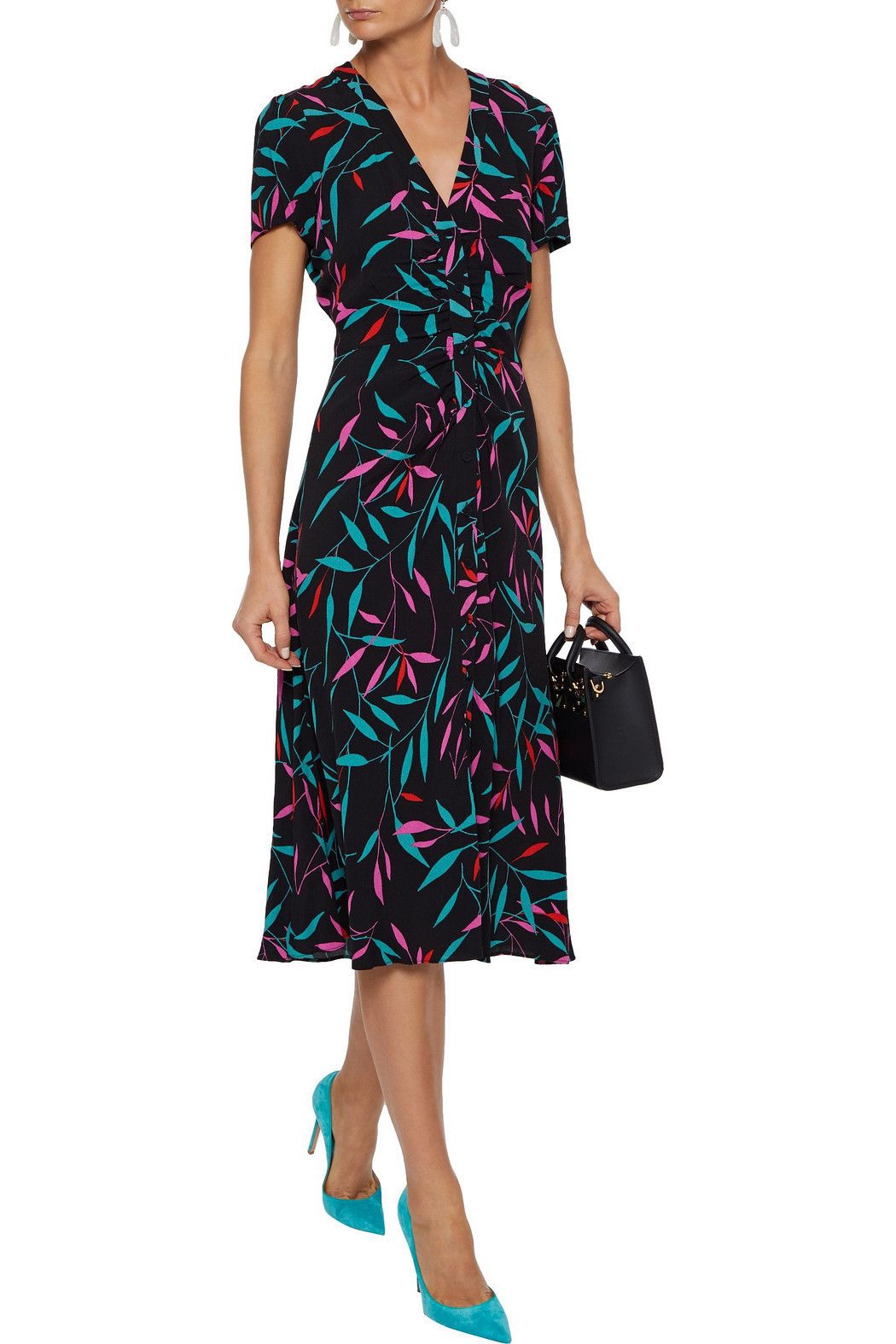 セール☆ダイアン DVF Cecilia ギャザーディティールワンピース (DIANE セール☆ダイアン DVF Cecilia ギャザーディティールワンピース (DIANE