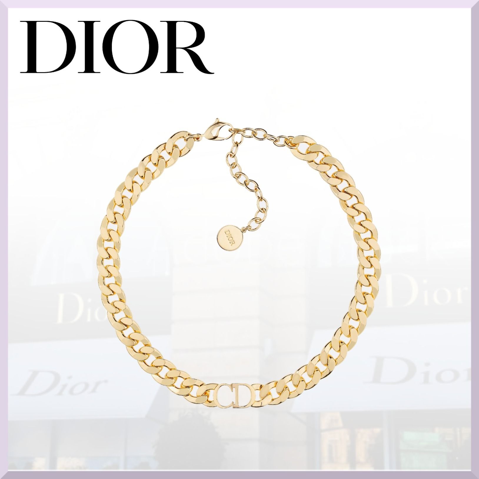 好きに DANSEUSE ◇DIOR◇ ETOILE チェーン メタル チョーカー CHOKER オーセンティック Christian Dior DANSEUSE ÉTOILE チョーカー ネックレス