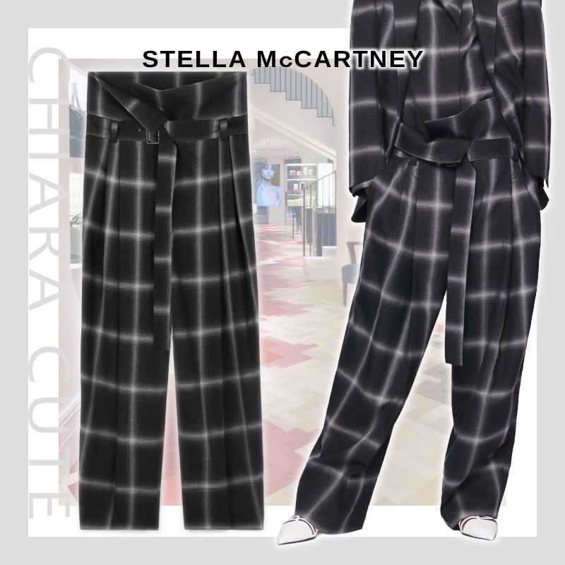 20AW NEW】Stella McCartney_women / ウールチェックパンツ / (Stella ...