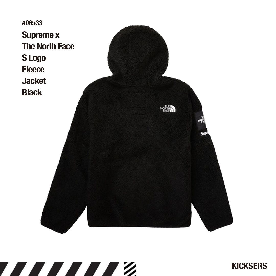 人気話題コラボ！Supreme x The North Face Fleece Jacket Black