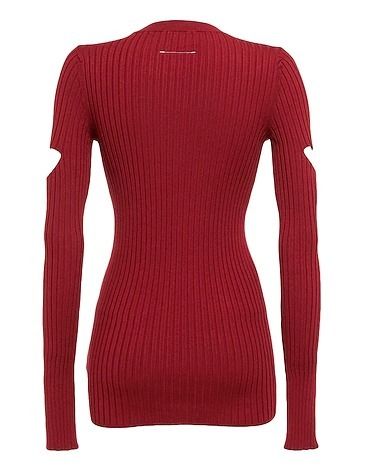 MM6 MAISON MARGIELA トップス ニット リブ カットアウト 黒 (MM6 ...