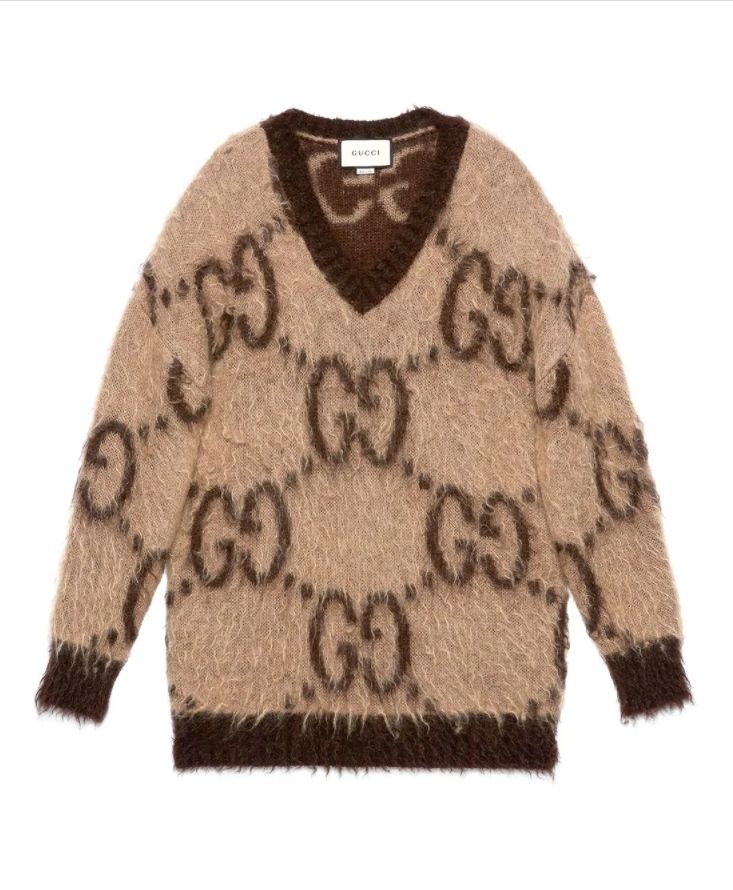 gucci 20aw mon petit モヘアニット セーター-