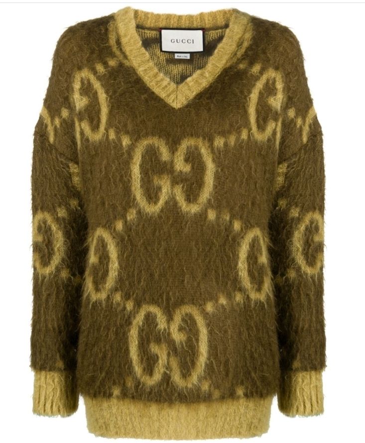 20AW新作 グッチ GG モヘア ウール Vネック セーター (GUCCI/ニット ...