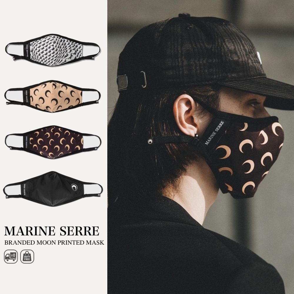 MARINE SERRE | マリーンセル プリント マスク 関税送料込 (MARINE MARINE SERRE | マリーンセル プリント マスク 関税送料込 (MARINE