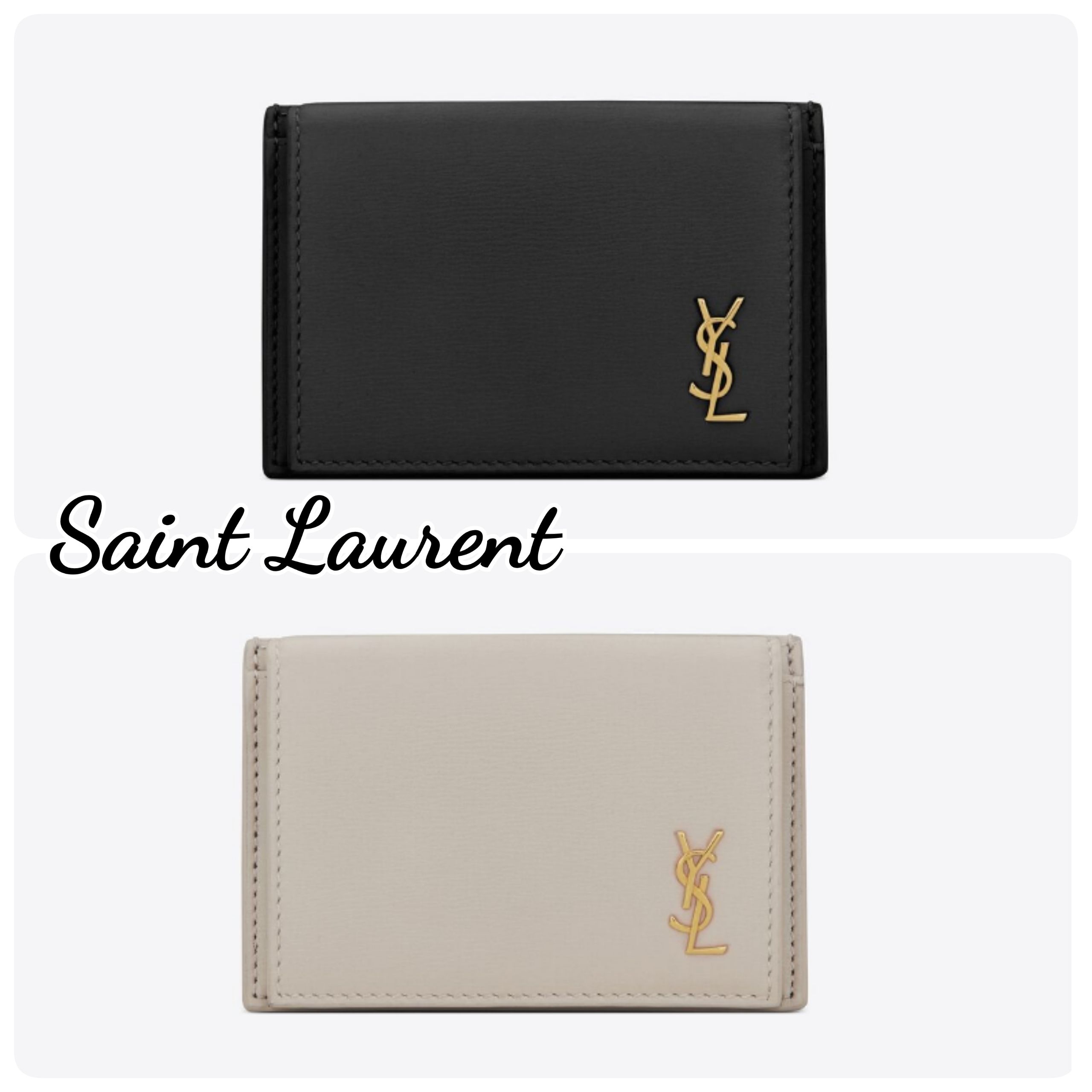 Saint Laurent サンローラン タイニーモノグラムカードケース (Saint Saint Laurent サンローラン タイニーモノグラムカードケース (Saint