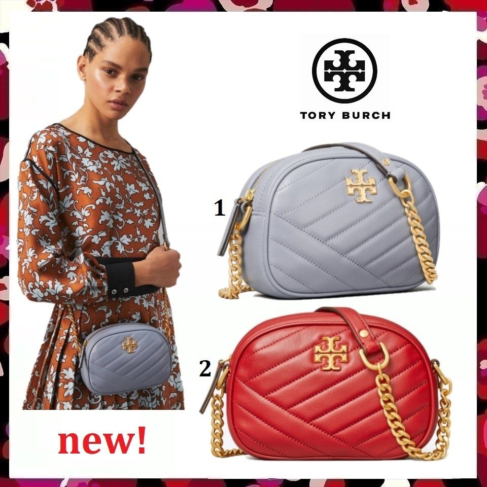 セール新色 Tory Burch キラ シェブロン スモール カメラ バッグ (Tory セール新色 Tory Burch キラ シェブロン スモール カメラ バッグ (Tory