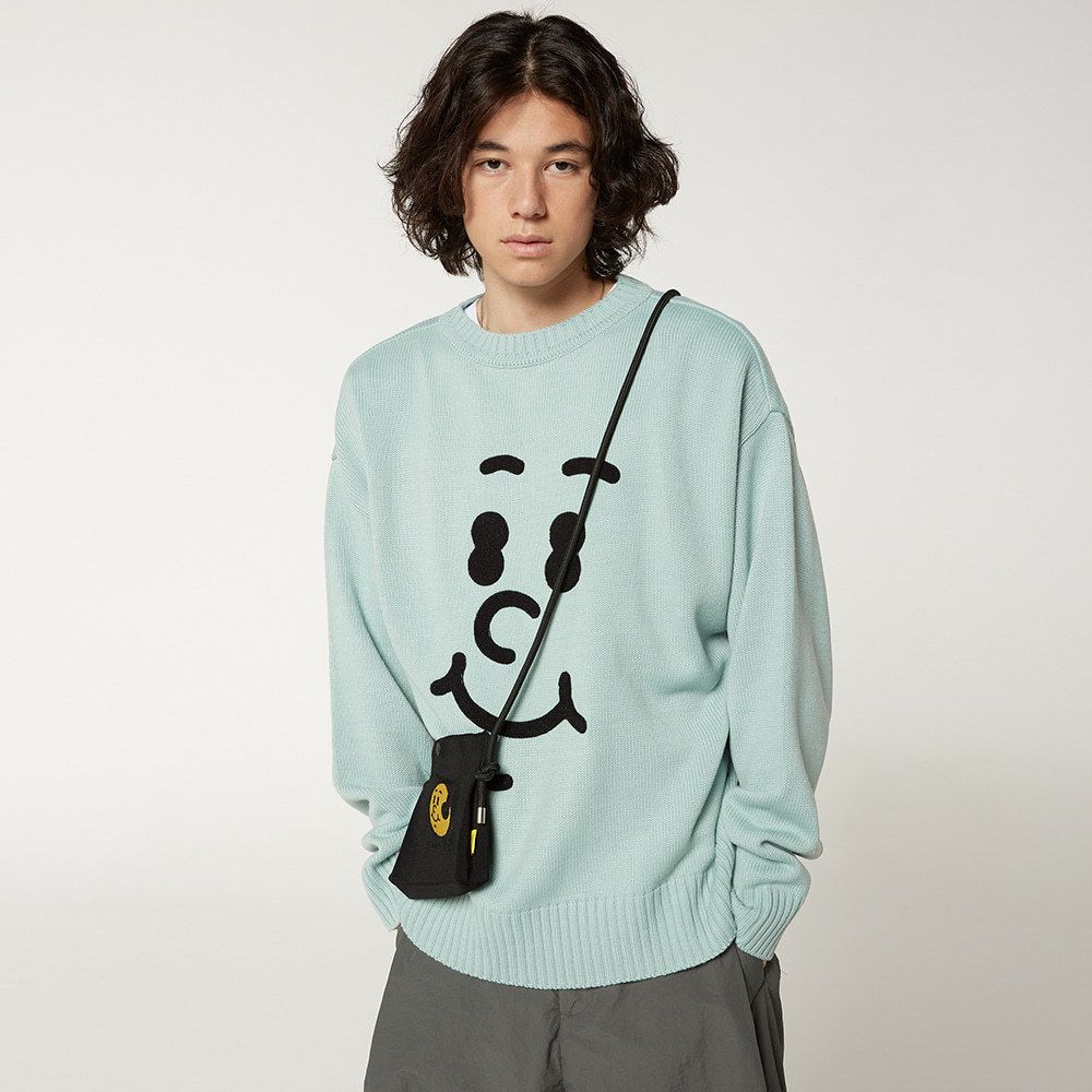 SV X Sandomi Studio】20fw Hucle Face Knit ニット 2色 (STEREO SV X Sandomi Studio】20fw Hucle Face Knit ニット 2色 (STEREO