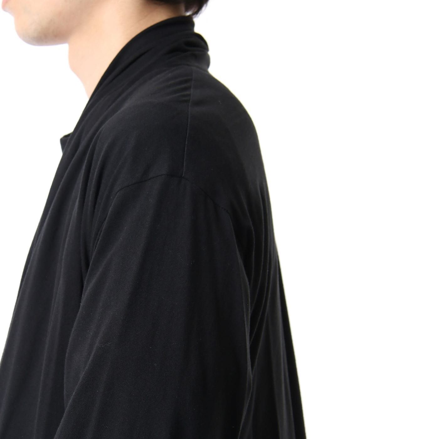 Yohji Yamamoto GroundYアシメトリードレープロングカーディガン Yohji Yamamoto GroundYアシメトリードレープロングカーディガン
