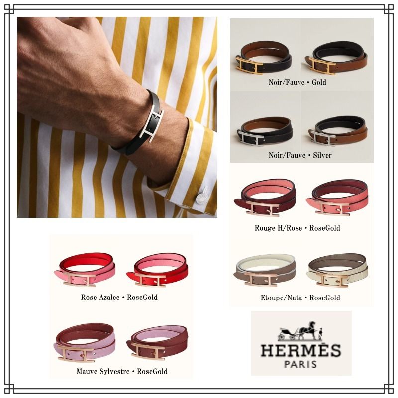 Hermes *Behapi Double Tour*人気のリバーシブルブレスレット Hermes *Behapi Double Tour*人気のリバーシブルブレスレット