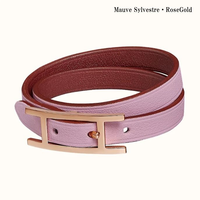 Hermes *Behapi Double Tour*人気のリバーシブルブレスレット Hermes *Behapi Double Tour*人気のリバーシブルブレスレット