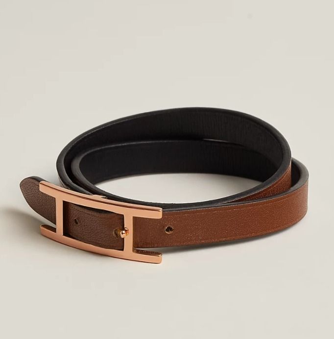 Hermes *Behapi Double Tour*人気のリバーシブルブレスレット Hermes *Behapi Double Tour*人気のリバーシブルブレスレット
