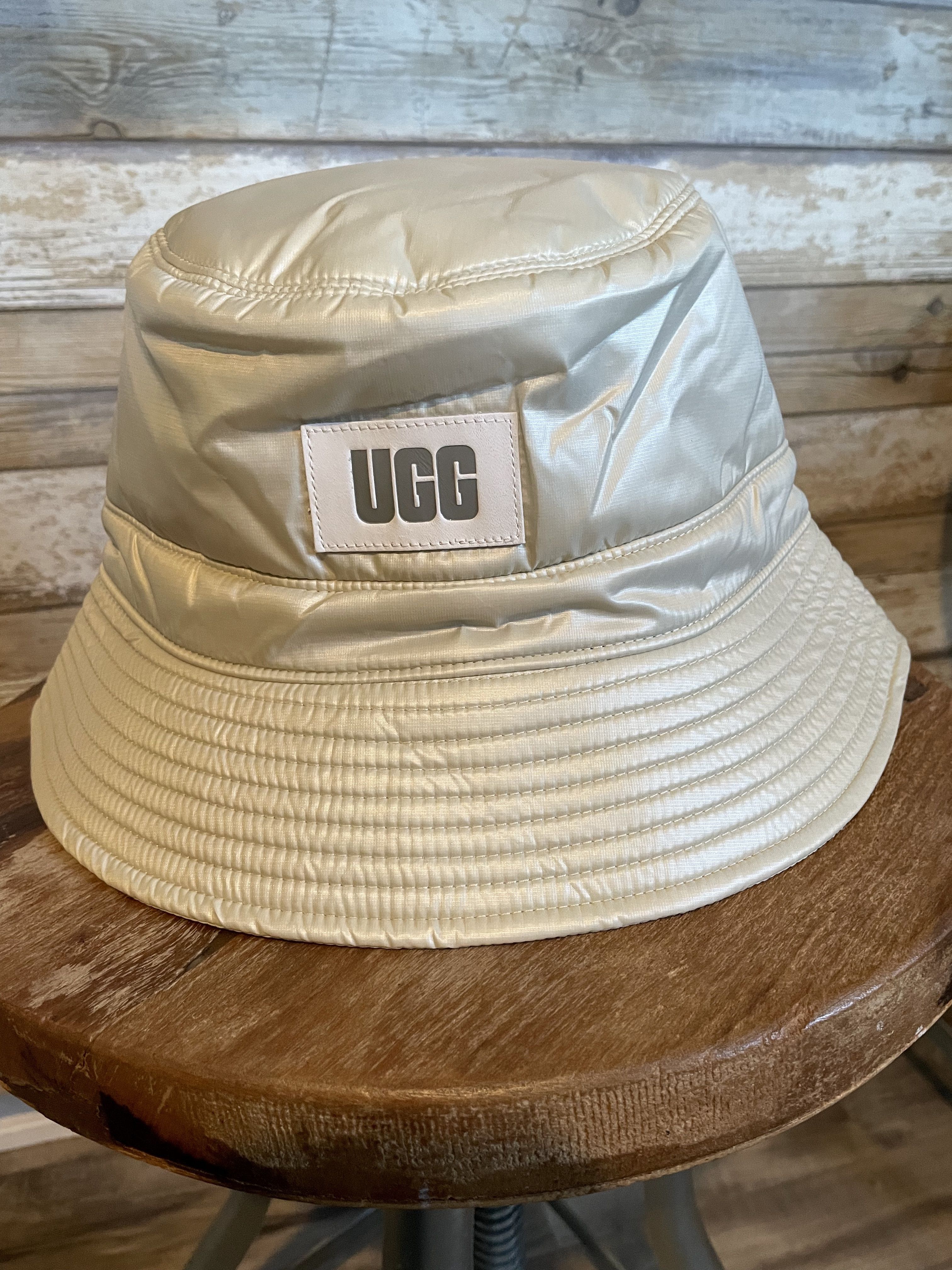 UGG バケットハット ベージュ袋付き UGG 【UGG/アグ】21622 SHEEPSKIN SPILLSEAM BUCKET HAT