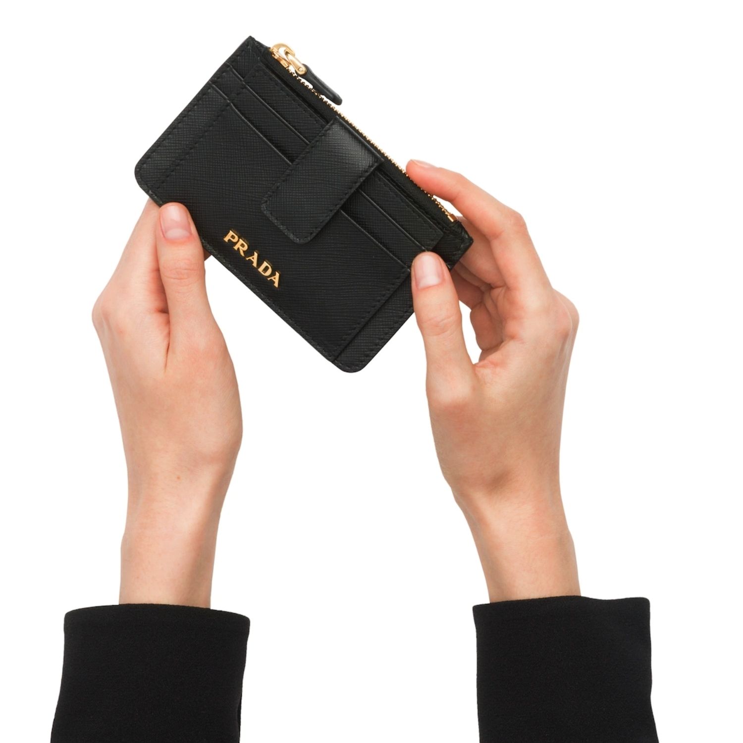 PRADA サフィアーノレザー カードホルダー