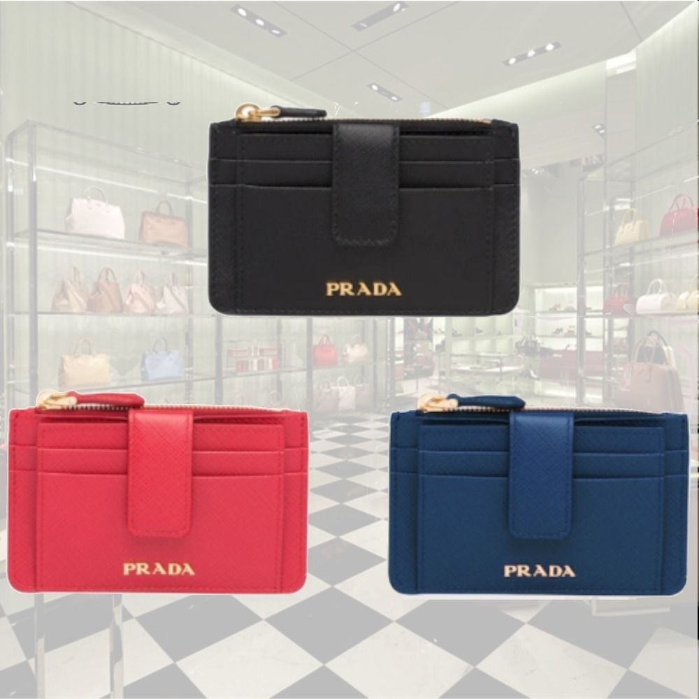 PRADA サフィアーノレザー カードホルダー