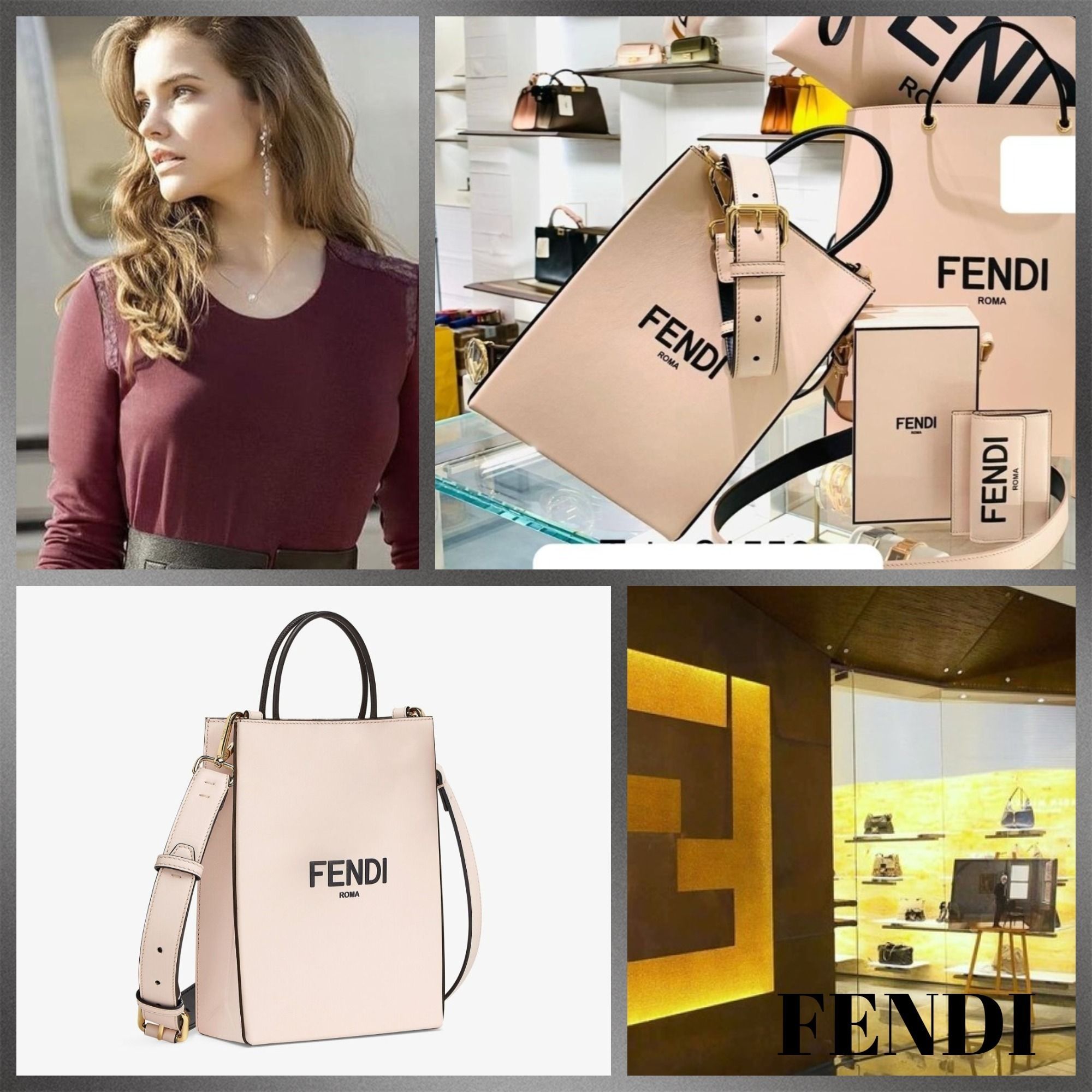 FENDI/フェンディ#フェンディパックショッピングバッグスモール (FENDI FENDI/フェンディ#フェンディパックショッピングバッグスモール (FENDI