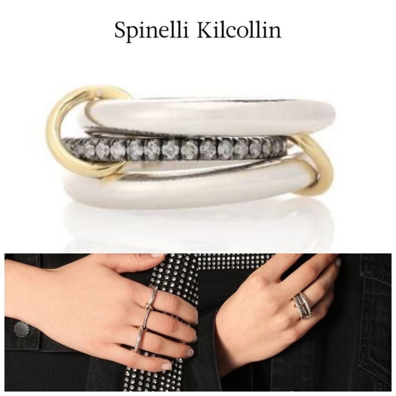 Spinelli Kilcolli☆ スピネリ Libra Noir ダイヤ リング 指輪 Spinelli Kilcolli☆ スピネリ Libra Noir ダイヤ リング 指輪