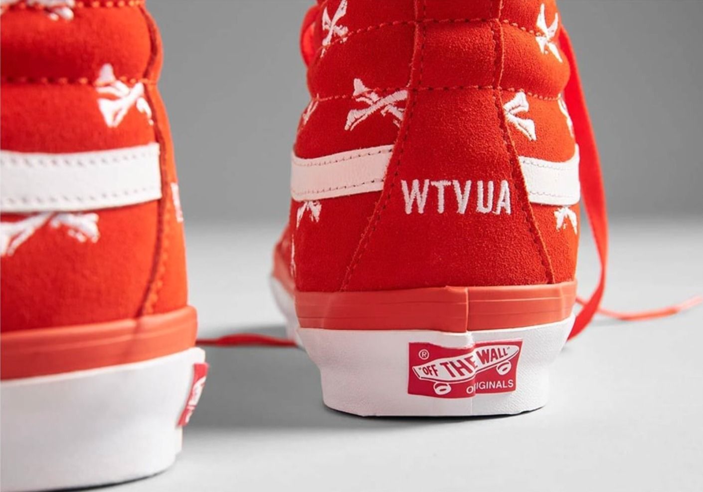 WTAPSｘVANSコラボ★SK8-HIハイカット★ボーンズ骨柄 WTAPSxVANSコラボ☆SK8-HIハイカット☆ボーンズ骨柄 (VANS