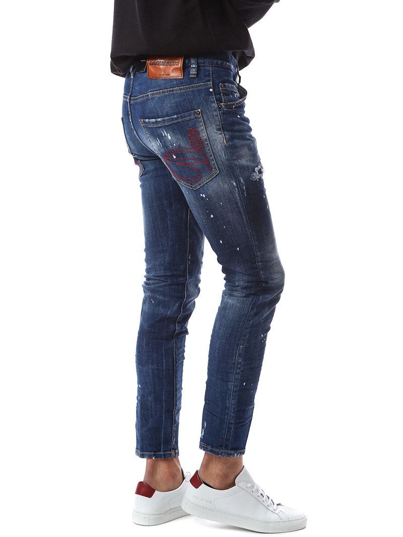 ディースクエアード) DSQUARED2 SKATER JEAN 71LB0774 (D SQUARED2 ディースクエアード) DSQUARED2 SKATER JEAN 71LB0774 (D SQUARED2